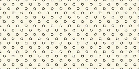 Polka dot seamless pattern with hand painted circles 스톡 일러스트