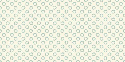 Polka dot seamless pattern with hand painted circles Stock Illustration