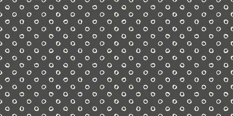 Polka dot seamless pattern with hand painted circles Stock Illustration