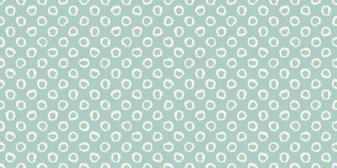 Polka dot seamless pattern with hand painted circles Stock Illustration