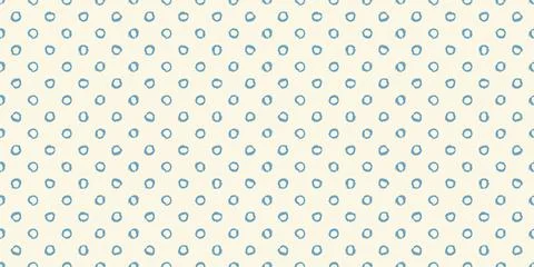 Polka dot seamless pattern with hand painted circles Illustrazione stock