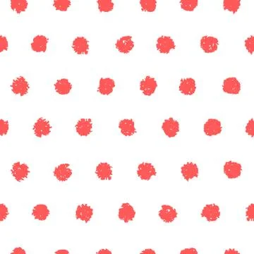 Polka dot seamless pattern Stock Illustration