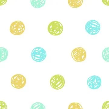 Polka dot seamless pattern. Stock Illustration