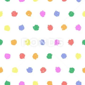 Polka dot seamless pattern Stock Illustration