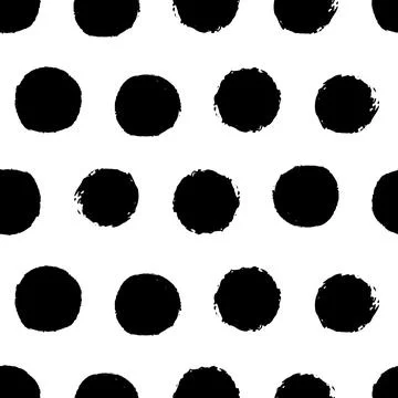 Polka dot seamless pattern. Stock Illustration