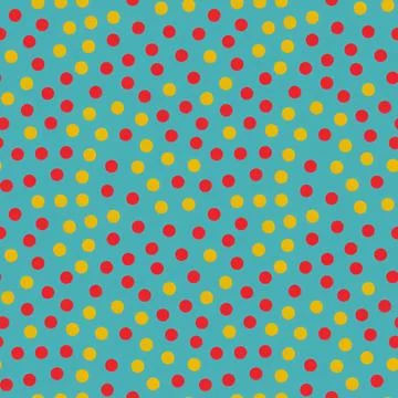 Polka dot seamless pattern. Minimal fashion design print. Polka dots creati.. Stock Illustration