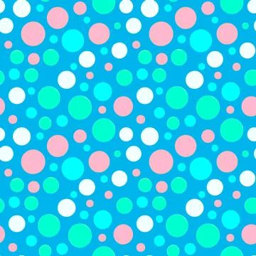 Polka dot seamless pattern. Minimal fashion design print. Polka dots creati.. Stock Illustration