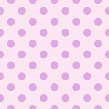 Polka Dot Seamless Pattern in Pink and Lilac Tones Stock Illustration