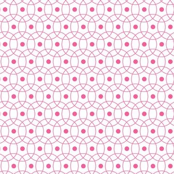 Polka dot seamless pattern for textile design, simple geometric background Stock Illustration