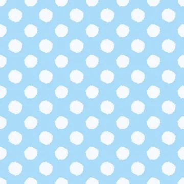 Polka dot seamless pattern. Vector background with circles. Stock Illustration