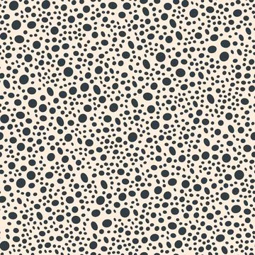 Polka dot seamless pattern in vector. Modern design for paper, cover, fabric Illustrazione stock