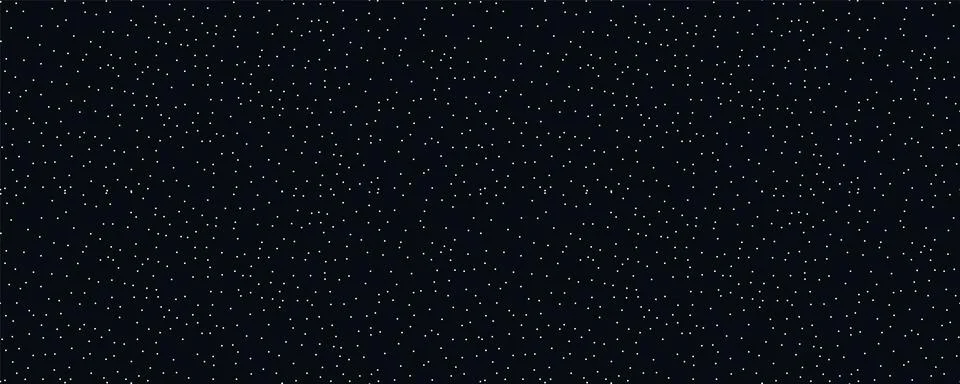 Polka dot seamless pattern. Vector illustration of small white circles on black Illustrazione stock