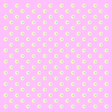 Polka dot seamless pattern. White dots on pink background. Good for design of Stock Illustration