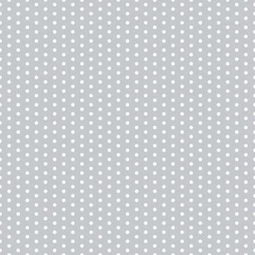 Polka dot seamless pattern. White dots on grey repeated background. Swatch Stock Illustration