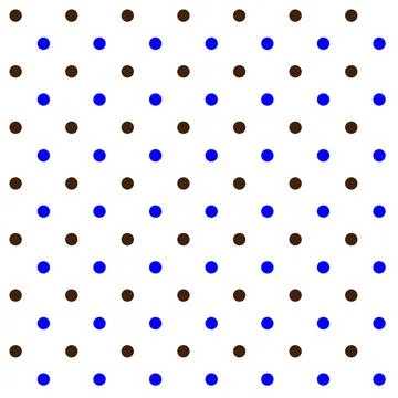 Polka Dot Seamless Patterns – Classic and Colorful Stock Illustration