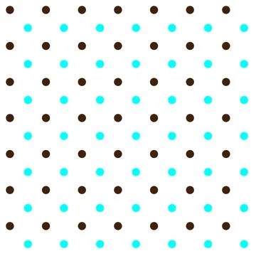 Polka Dot Seamless Patterns – Classic and Colorful Stock Illustration