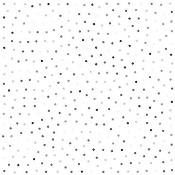 Polka dot seamless vintage pattern with messy dots tiled Stock Illustration