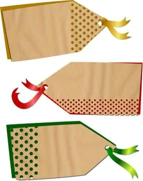 Polka Dot Tags Stock-Illustration