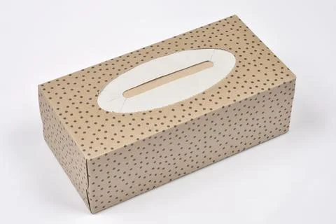 Polka Dot Tissue Box Stock Photos