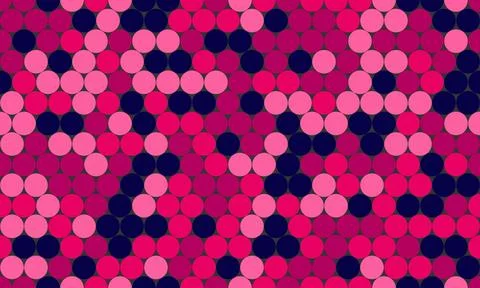 Polka dot vector design with a minimalist round shape pattern. Ideal for tr.. Stock Illustration