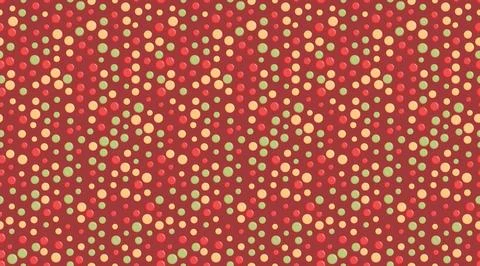 Polka dot vector design with a minimalist round shape pattern. Ideal for tr.. Stock Illustration