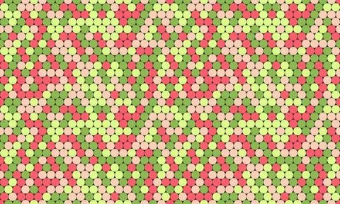 Polka dot vector design with a minimalist round shape pattern. Ideal for tr.. Stock Illustration