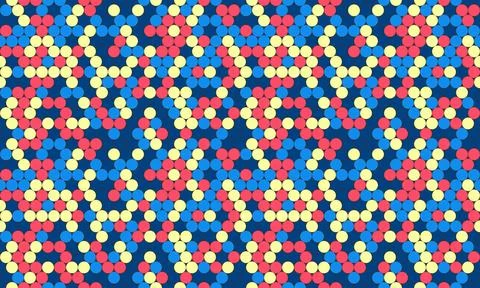 Polka dot vector design with a minimalist round shape pattern. Ideal for tr.. Stock Illustration