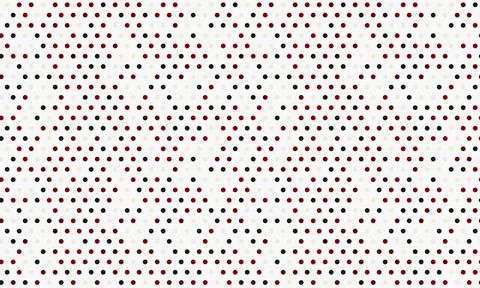 Polka dot vector design with a minimalist round shape pattern. Ideal for tr.. Stock Illustration