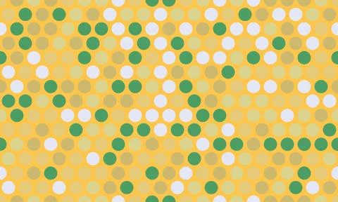 Polka dot vector design with a minimalist round shape pattern. Ideal for tr.. Stock Illustration