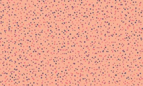 Polka dot vector design with a minimalist round shape pattern. Ideal for tr.. Stock Illustration