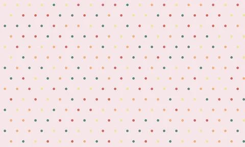 Polka dot vector pattern with geometric circles. Perfect for textile design.. Stock Illustration