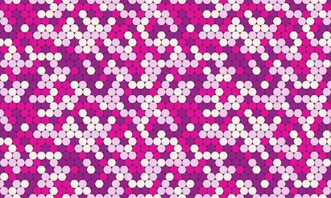 Polka dot vector pattern with geometric circles. Perfect for textile design.. 스톡 일러스트
