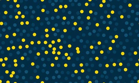 Polka dot vector pattern with geometric circles. Perfect for textile design.. 스톡 일러스트