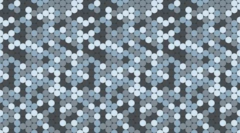 Polka dot vector pattern with geometric circles. Perfect for textile design.. Stock Illustration