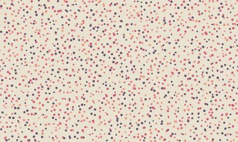 Polka dot vector pattern with geometric circles. Perfect for textile design.. Stock Illustration