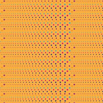 Polka dot vector pattern in pink, purple, violet, blue, cyan, light blue on.. Stock Illustration