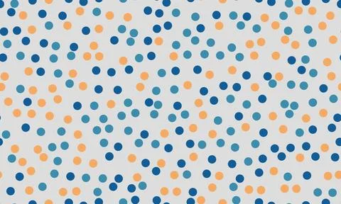 Polka dot vector with a repeating round spot pattern. Perfect for seamless .. Illustrazione stock