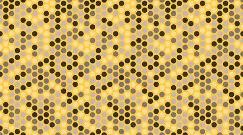 Polka dot vector with a repeating round spot pattern. Perfect for seamless .. Illustrazione stock