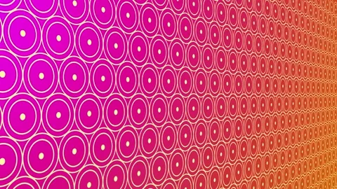 Polka dots and circles pattern background loop. Stock-Footage 285153732