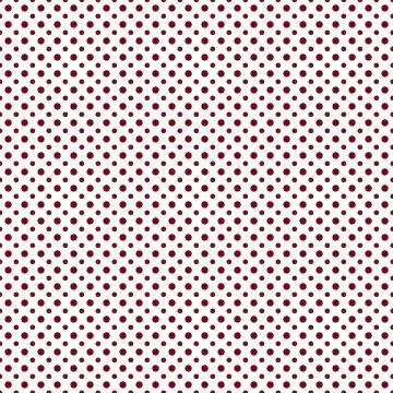 Polka dots background with red dots and white background. Stockillustratie