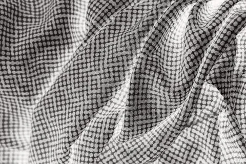 Polka dots fabric texture background Foto stock