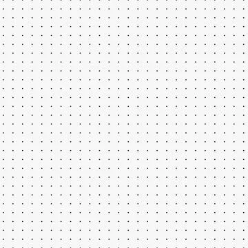 Polka dots or bullet journal texture. Seamless monochrome pattern. Dotted b.. 库存插图