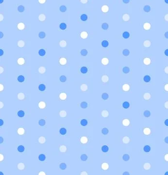 Polka dots pattern - seamless vector ornament. Fabric design. Stock Illustration