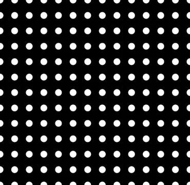 Polka dots pattern. Seamlessly repeatable dotted, circle background Stock Illustration