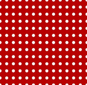 Polka dots pattern. Seamlessly repeatable dotted, circle background Stock Illustration