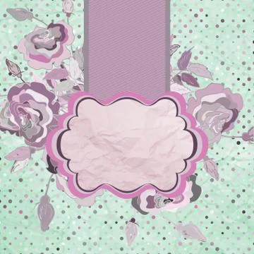 Polka dots pattern template. EPS 8 Stock Illustration