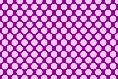 Polka dots on purple background pattern vector Stockillustratie
