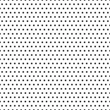 Polka Dots Seamless Pattern - Classic polka dot repeating pattern design Stock Illustration