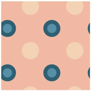 Polka dots seamless pattern Stockillustratie