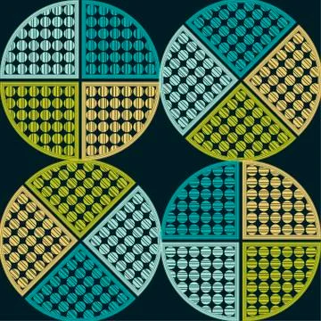 Polka dots seamless pattern. Stock Illustration